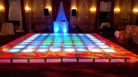 Bar Mitzvah LED Dance Floor Rental Boca Raton