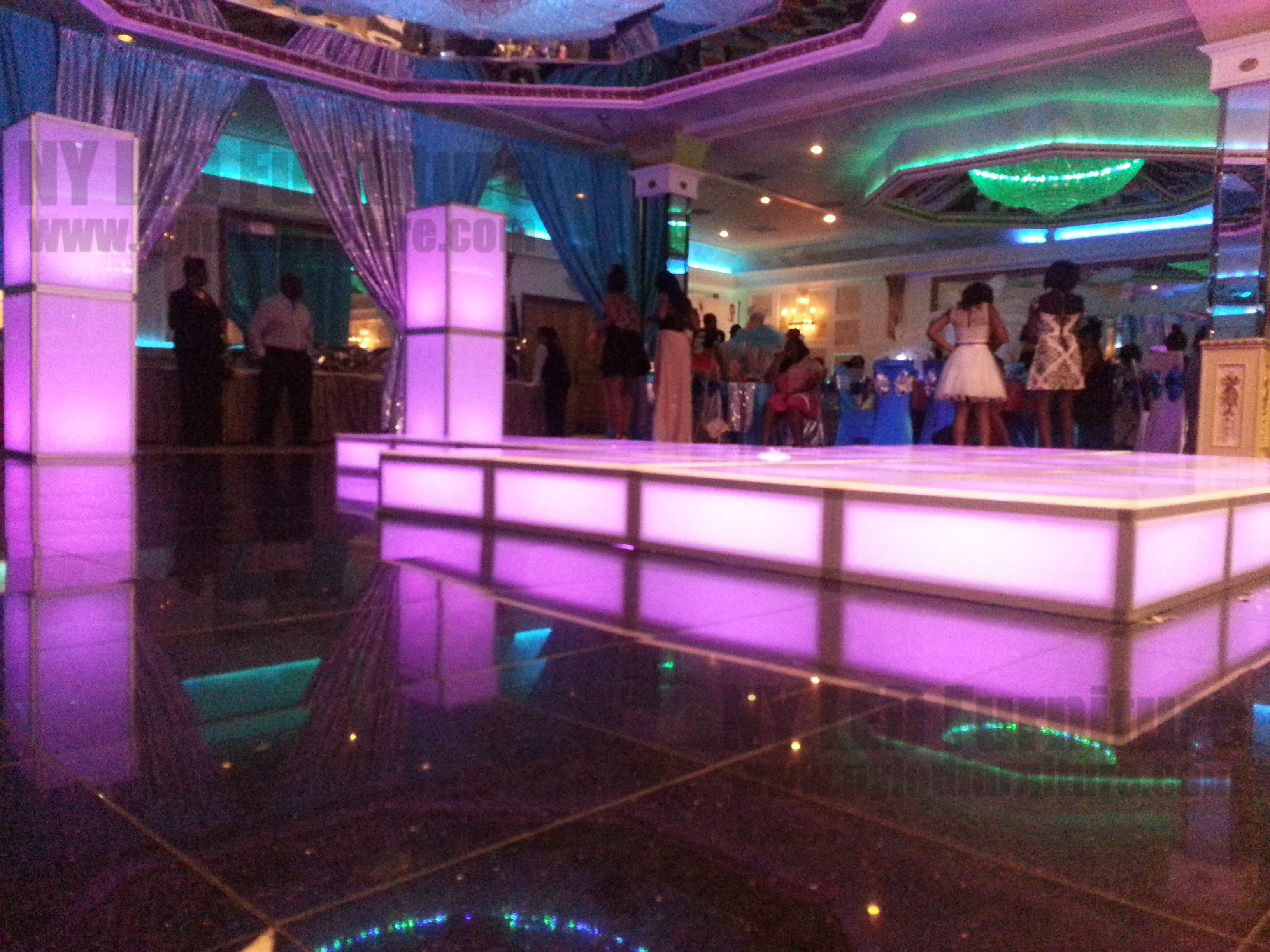 LED Dance Floor Rental for Sweet Sixteen in Pompano Beach