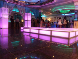 Sweet Sixteen Illuminated Dance Floor Rental Pompano Beach